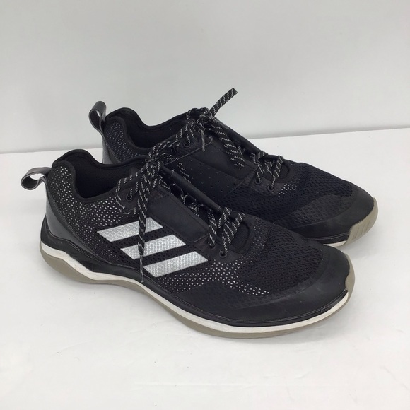 Adidas Speed Trainer 3.0 Athletic Sneaker Trainer Men’s Black/Silver Size 12 - Picture 1 of 8
